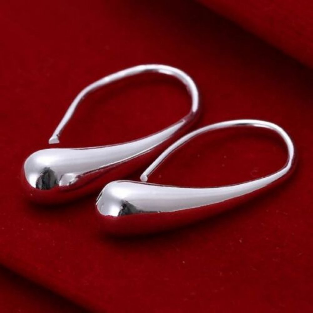 925 Silver Drop Dreams Earrings - Picture 2 of 6